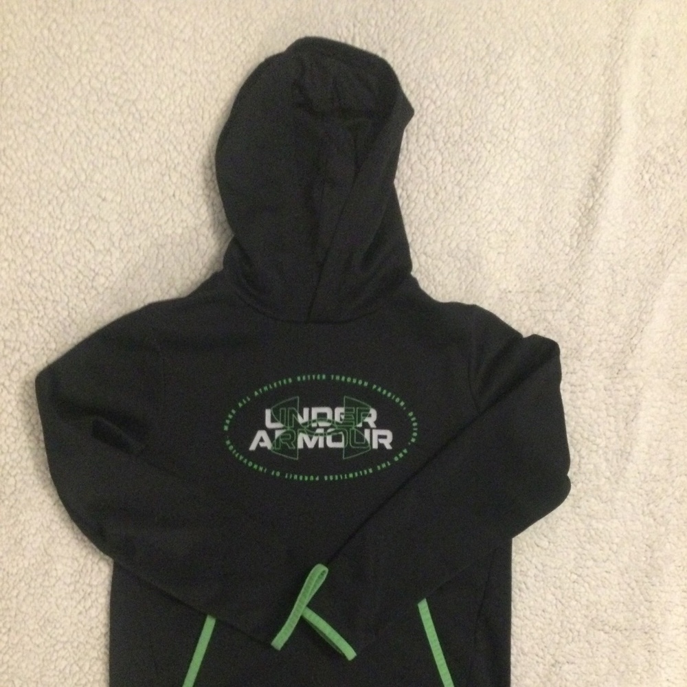 Under Armour Coldgear Hoodie Sweatshirt Boys Youth Medium